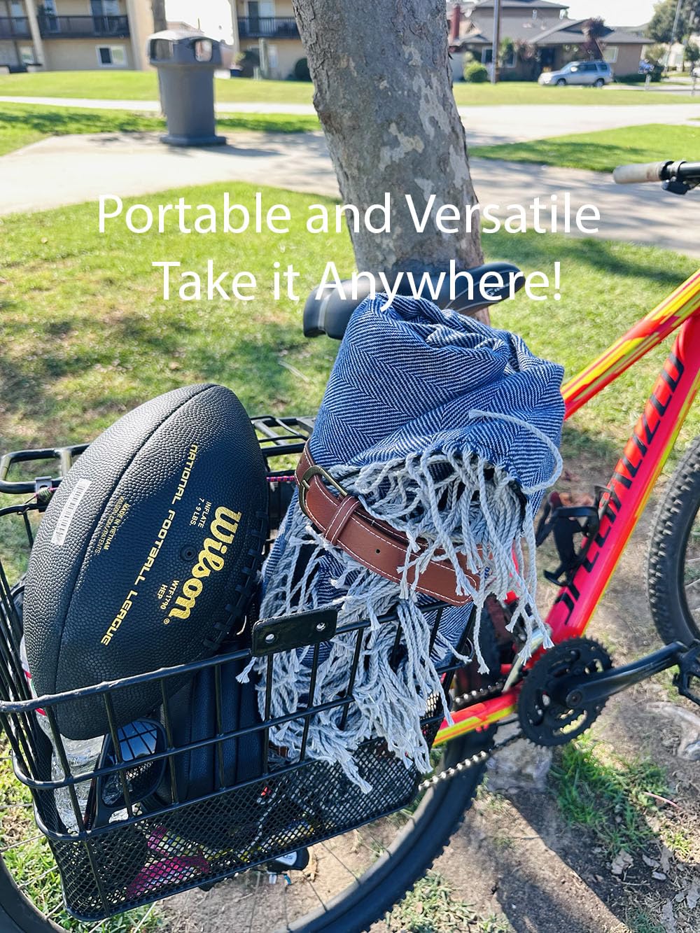 Waterproof 2 Layers Faux Picnic Blanket